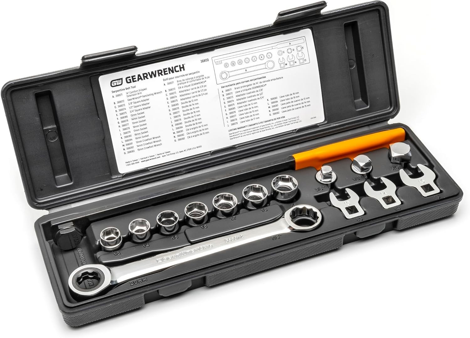 Serpentine Belt Removal Tool Set | 15 Pc