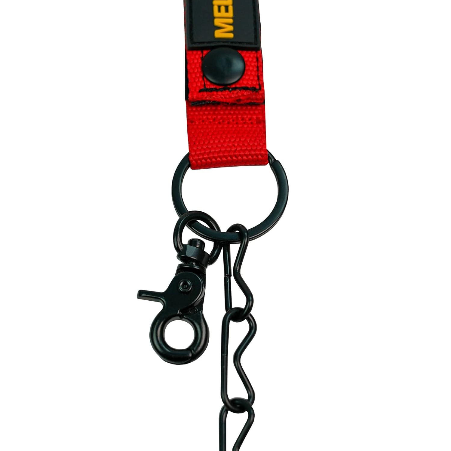2-Pack Tool Belt Tape Holder with Keyring and Snap Hook for Electricians