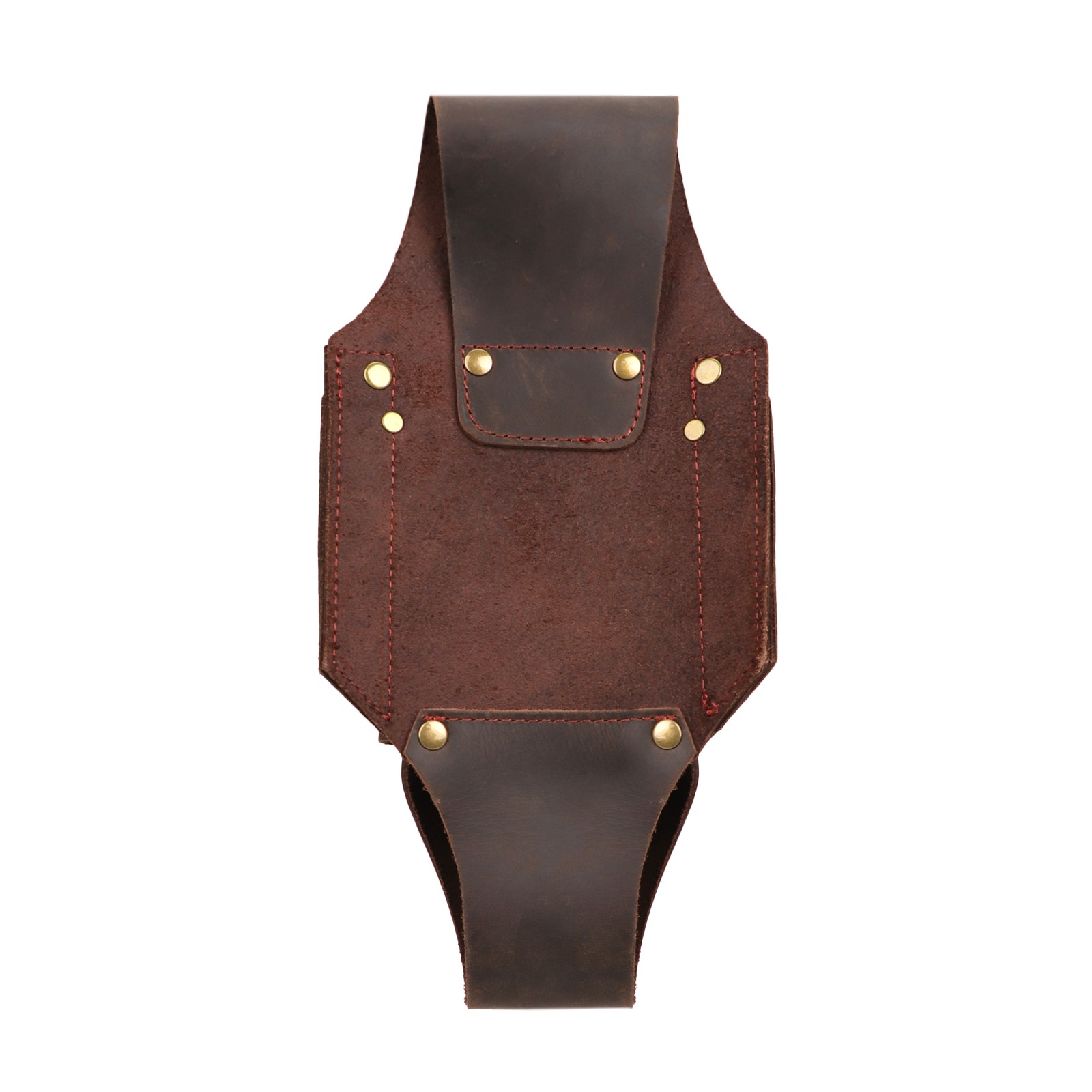 Tourbon Leather Loggers Wedge Holder Belt Pouch Felling Bucking Holster Tool Bag