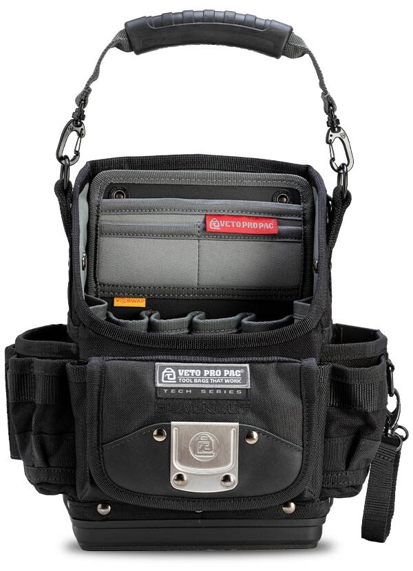 Veto Pro Pac TP6B Blackout Six Pocket Tool Pouch w/ Base