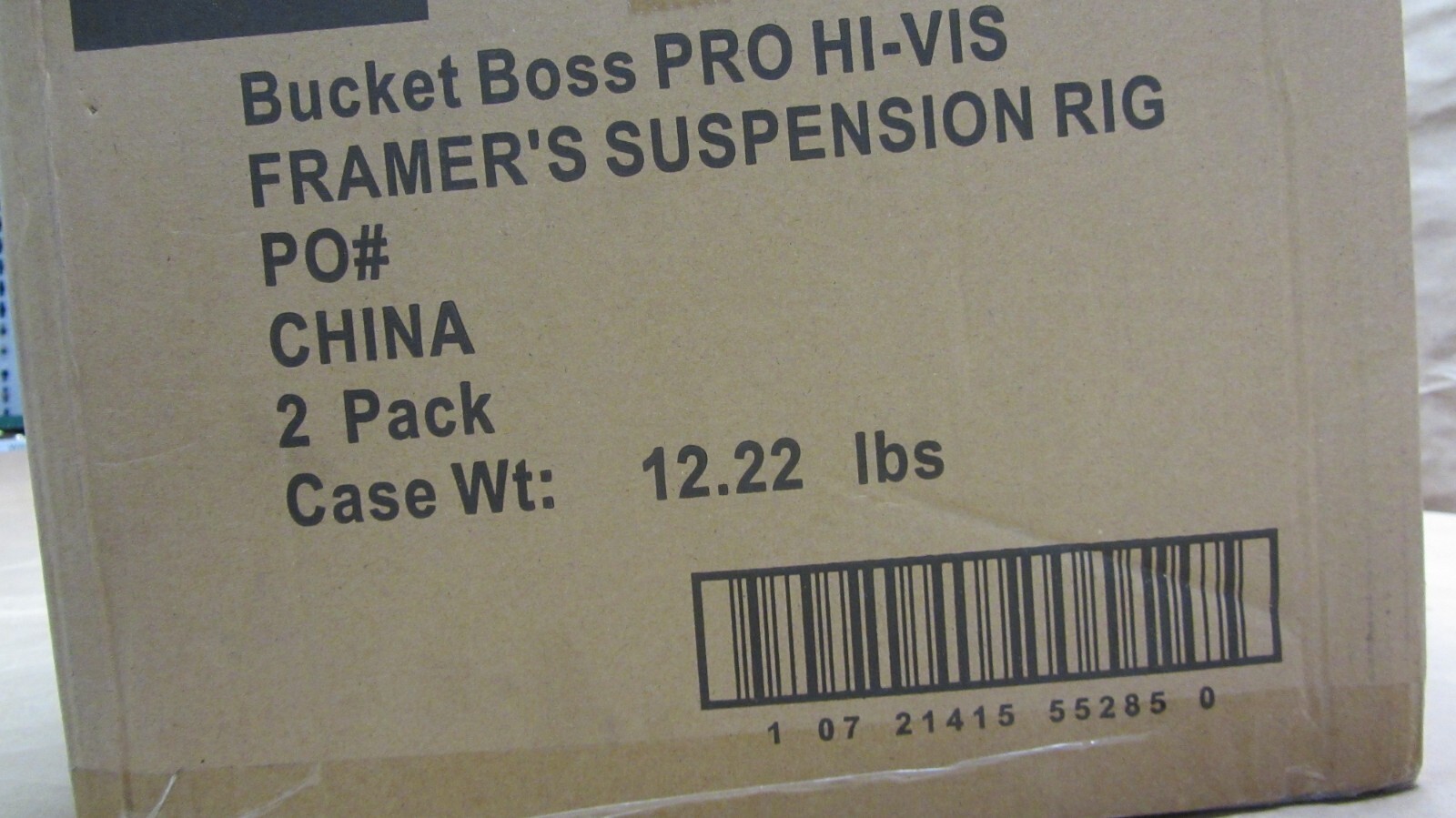 Bucket Boss 55285-HV Framer’s Tool Belt Suspenders 17 Pocket 2-Pack Black