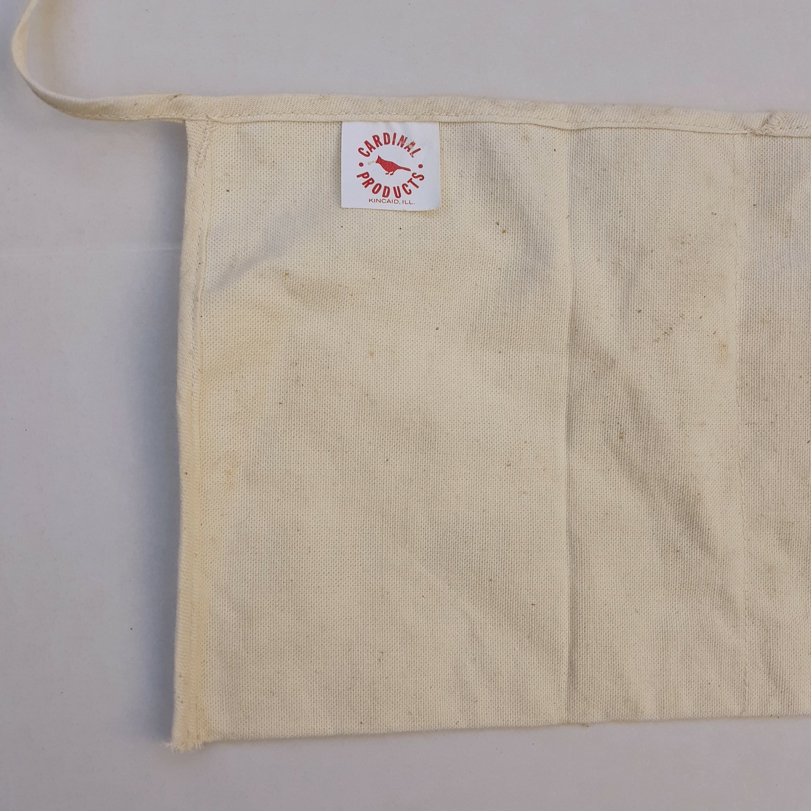 Vtg Lewisburg Ohio LOCK HARDWARE Trust Worthy Cloth Carpenter Waist Nail Pouch
