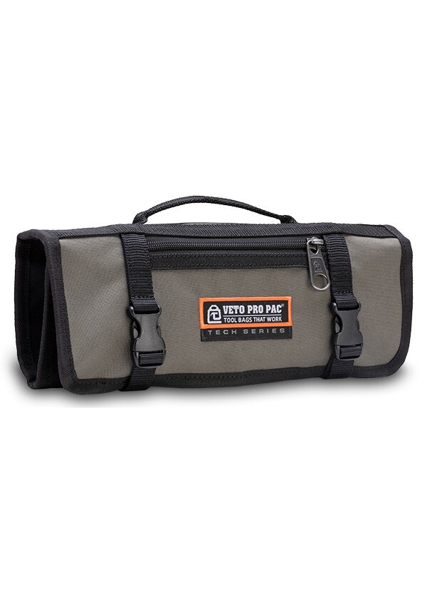 Veto Pro Pac WR-LC Large Wrench Roll – Heavy-Duty 27-Pocket Tool Organizer