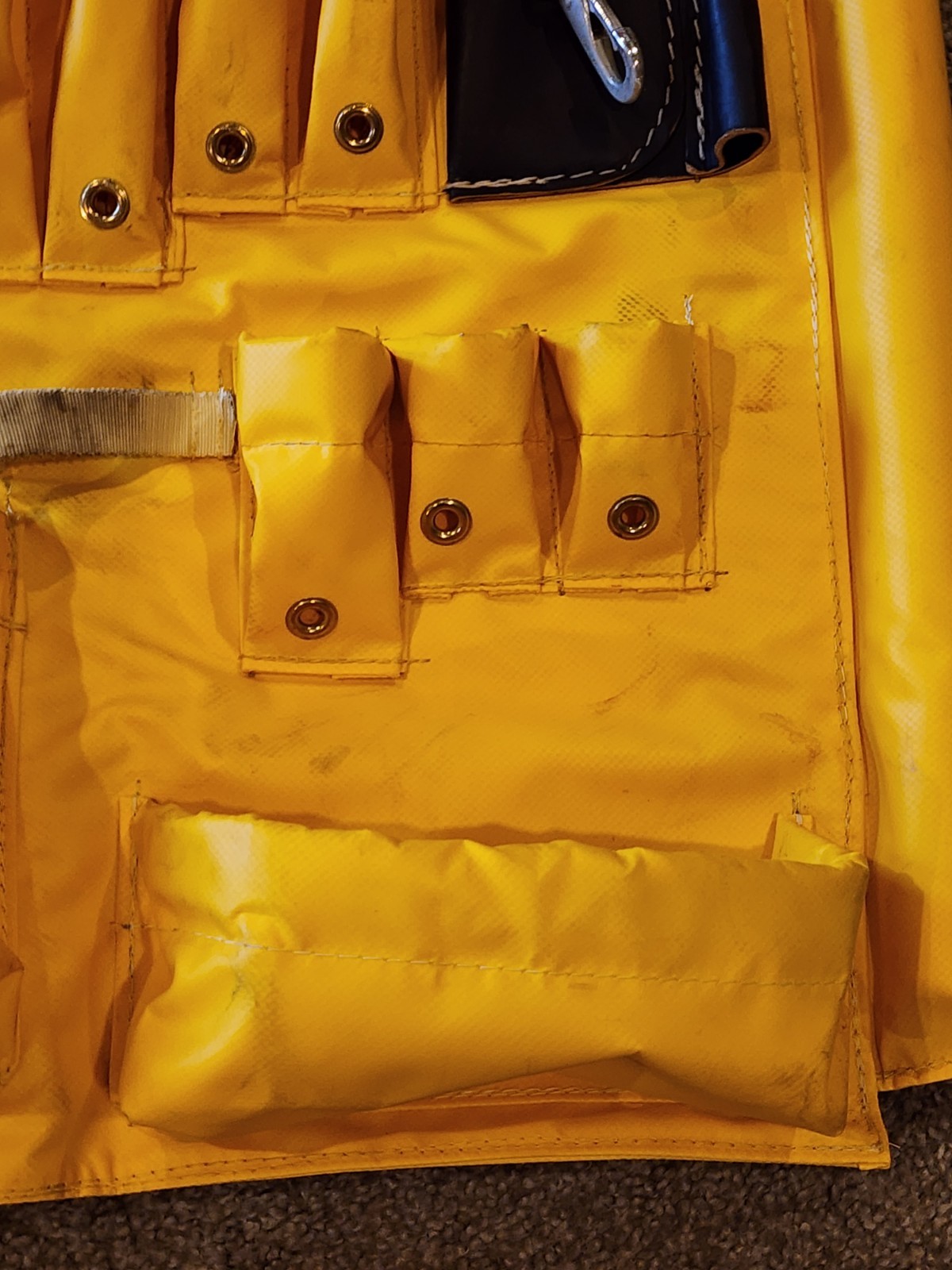 ESTEX 1829-DP Aerial Tool Apron Vinyl Coated Nylon and Canvas