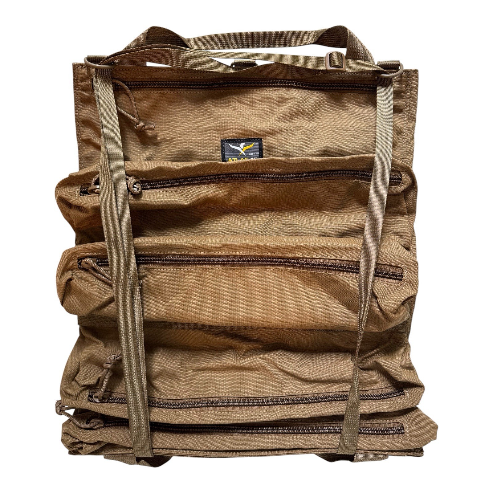 Atlas 46 Yorktown Tool Roll Coyote Brown USA Made Unused w/ Strap