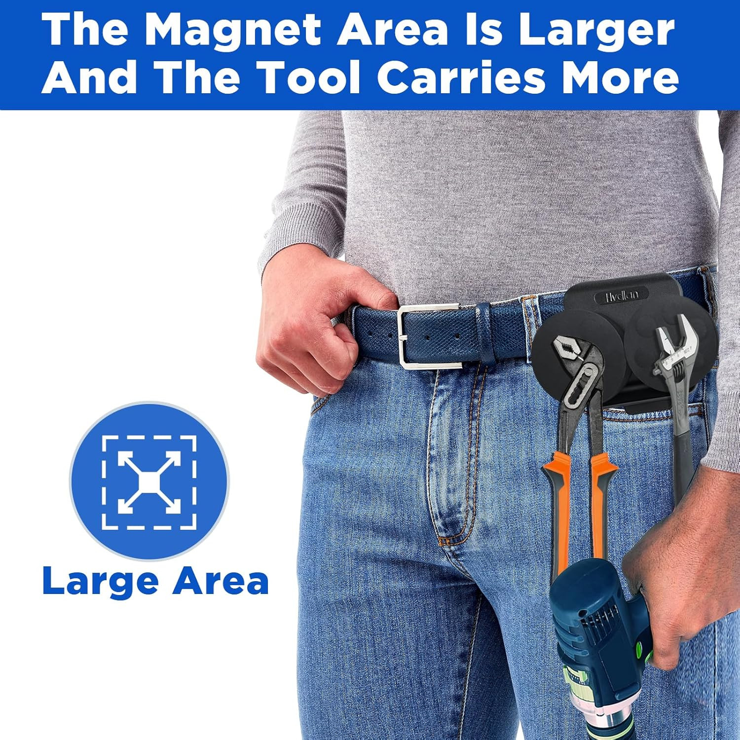 Magnetic Tool Holder，Heavy-Duty Magnetic Tool Holder for Belt Clip-On Belt Ma…