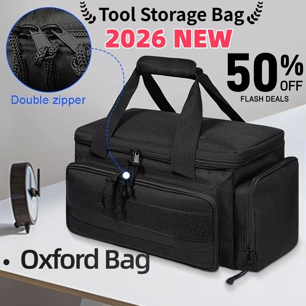 Multifunctional Tool Bag Storage Anti-friction Heavy Duty Work Tote Pocket Large