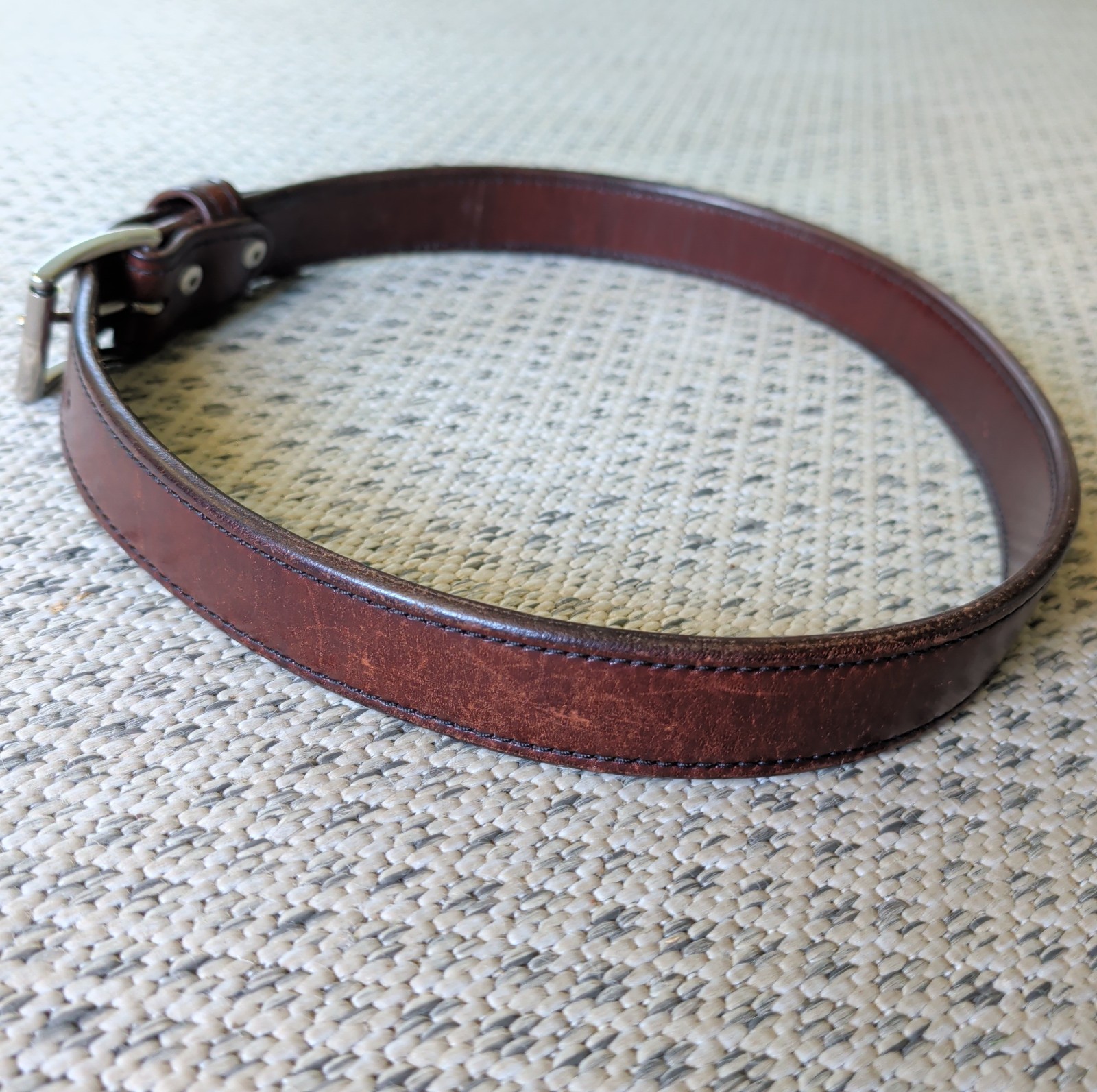 Vtg OCCIDENTAL Leather 5008 1.5″ W35-39 Working Mans Belt America’s Best 37″ VG+