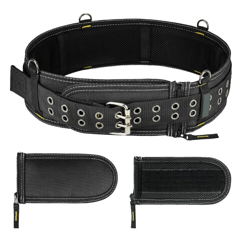 Professional Tool Organizers Belt With Reinforced Stitching And Steel Hardware