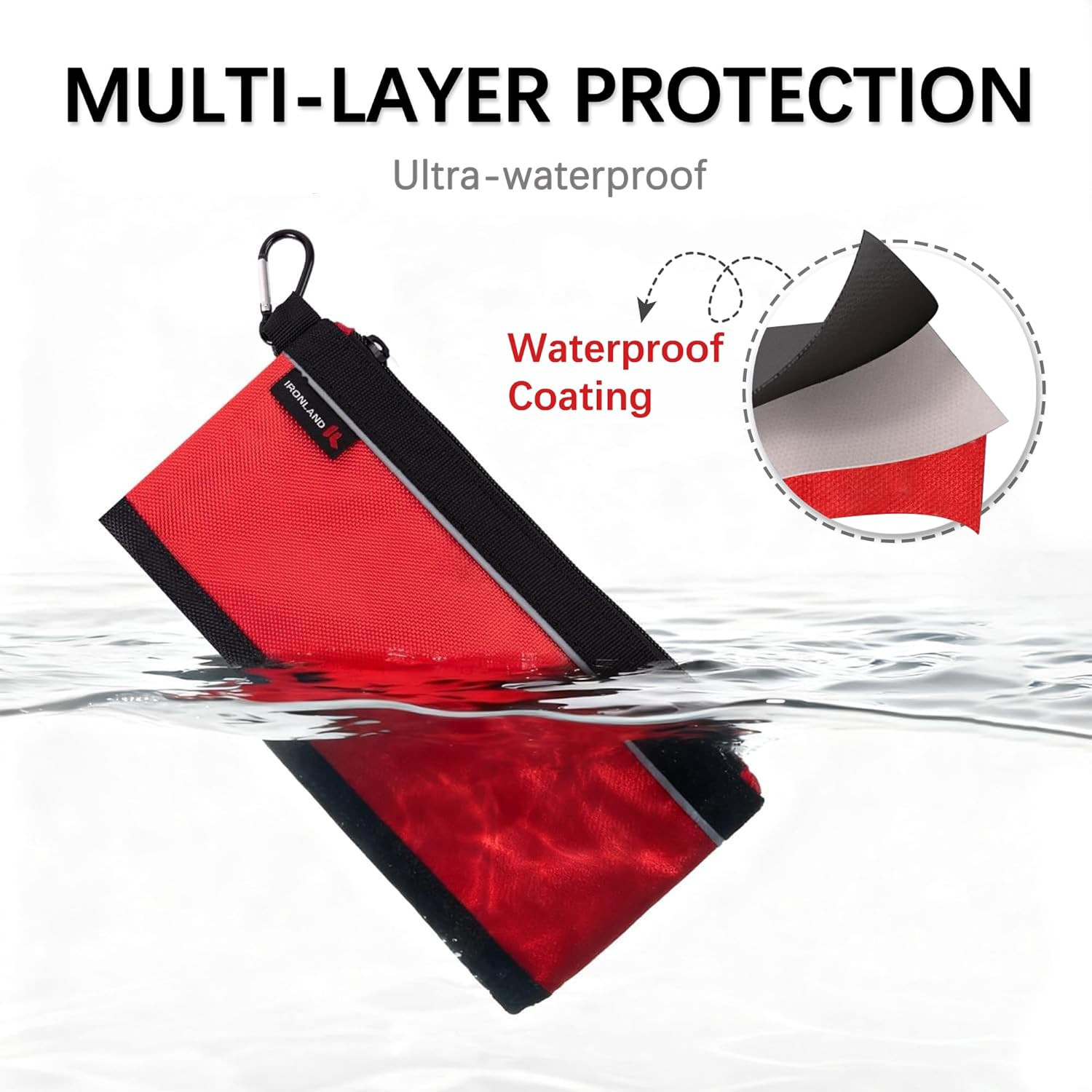 Small Tool Pouches with Zipper Premium Small Tool Bags Waterproof 1680D Pouch Ba