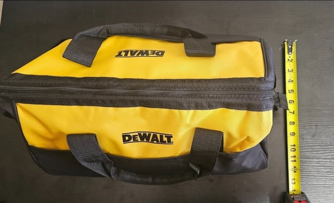 Dewalt Large Tool Bag 19″ x 12″ x 11″, 10 Pockets. Heavy Duty