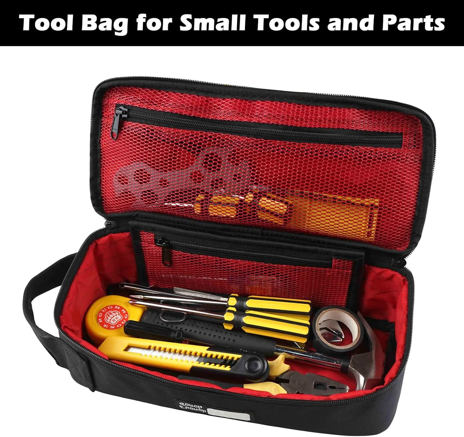 Rough Enough Portable Tool Bag EDC Organizer with Handle – Durable & Compact