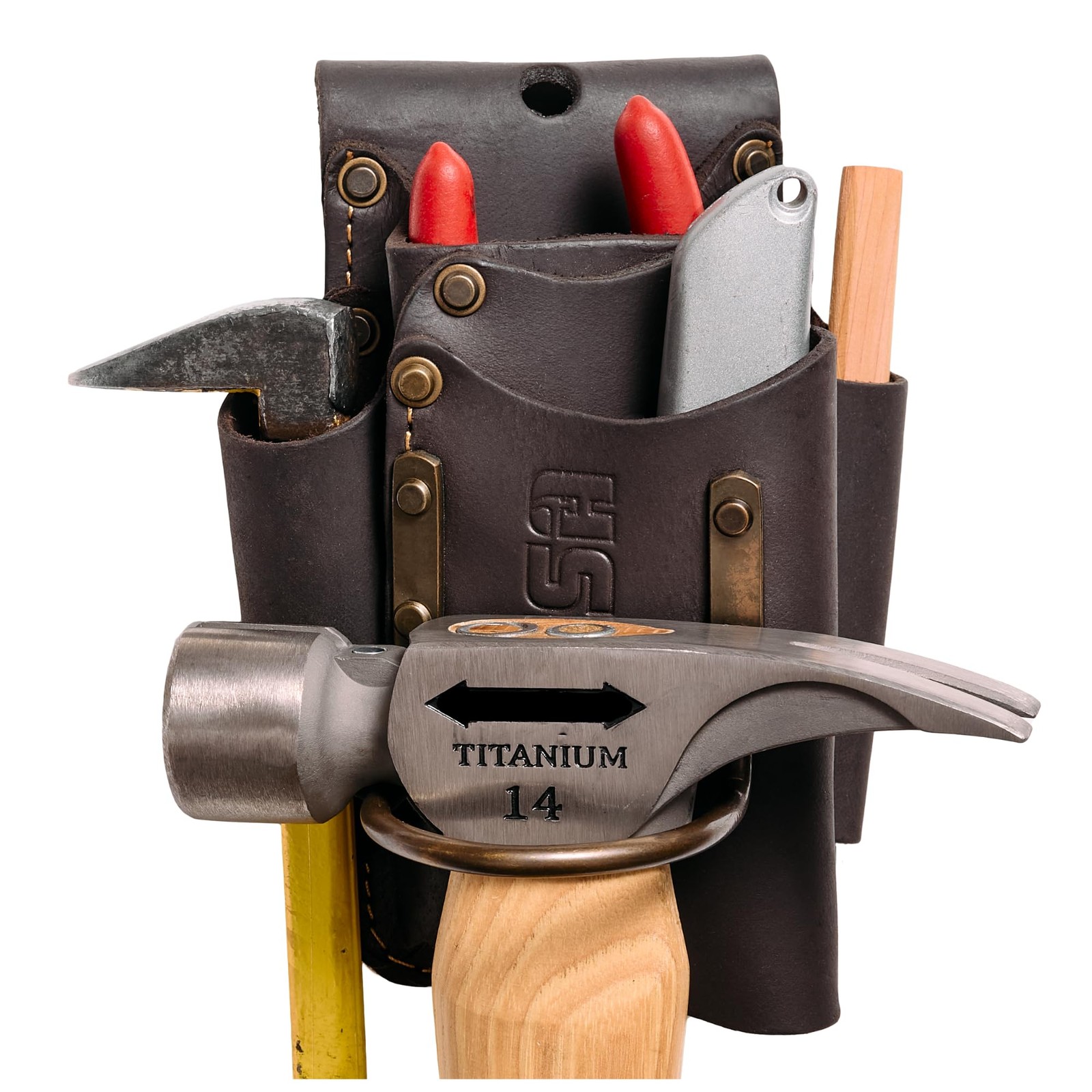 Fesa Small Leather – Top Grain Leather Small A Steel Hammer