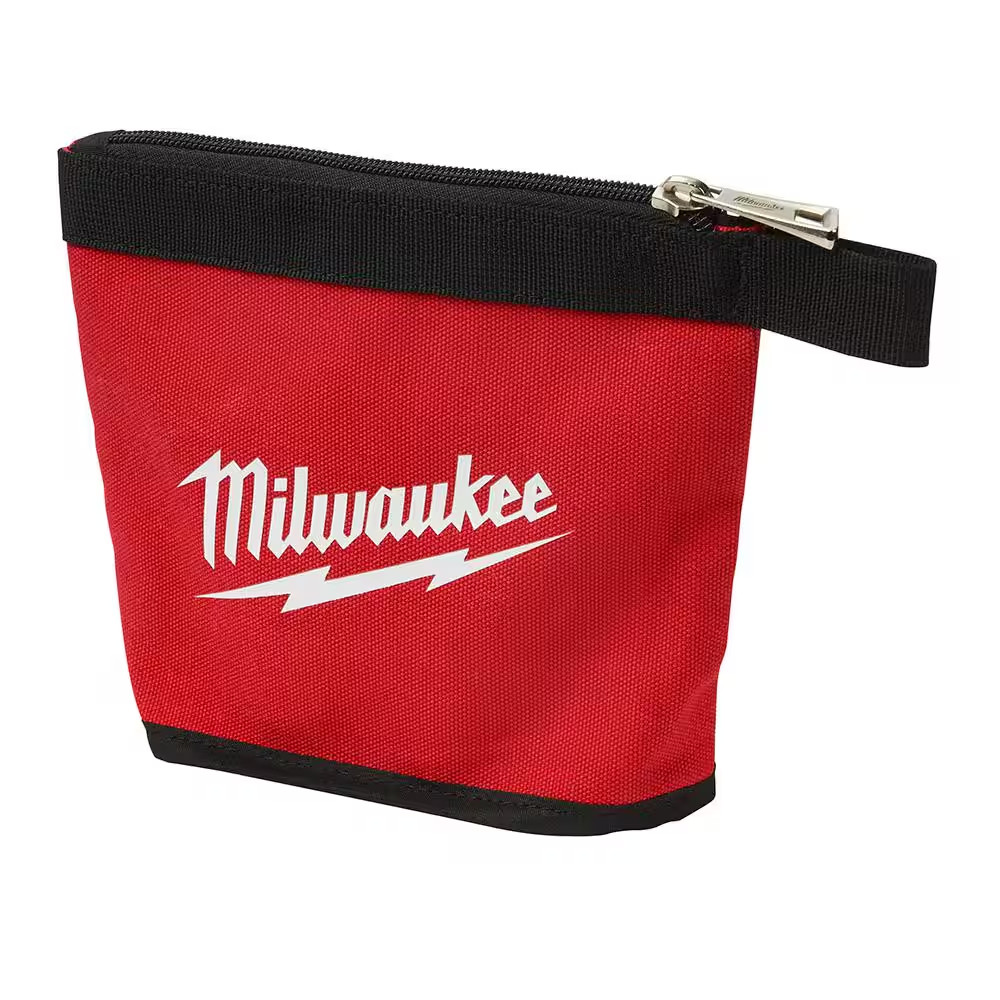 14 In., 12 In., 8 In. and 6 In. Multi-Size Zipper Tool Bags in Red (4-Pack)