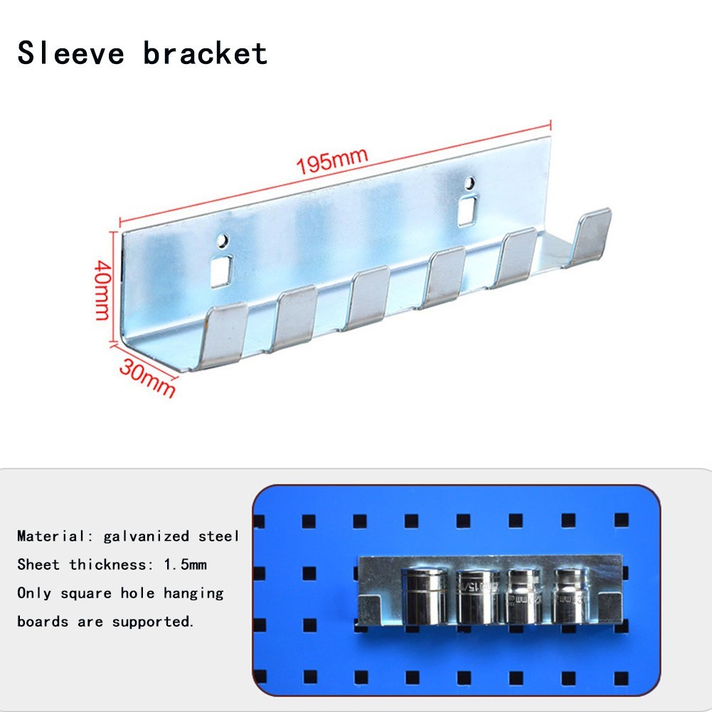 Storage Rack Tool Hanging Hardware Orifice Rack Screwdriver Wall-mounted