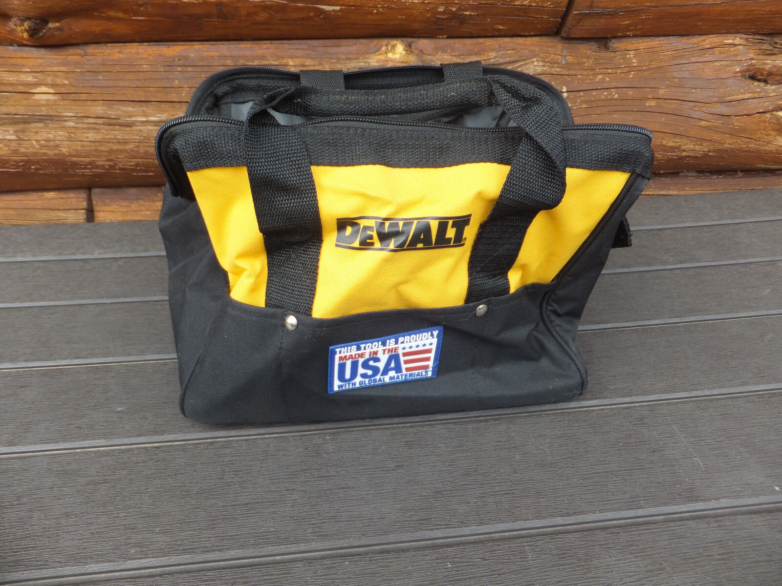 Dewalt NOS Heavy Duty Canvas Tool Bag – About 12″ x 8″ x 8″