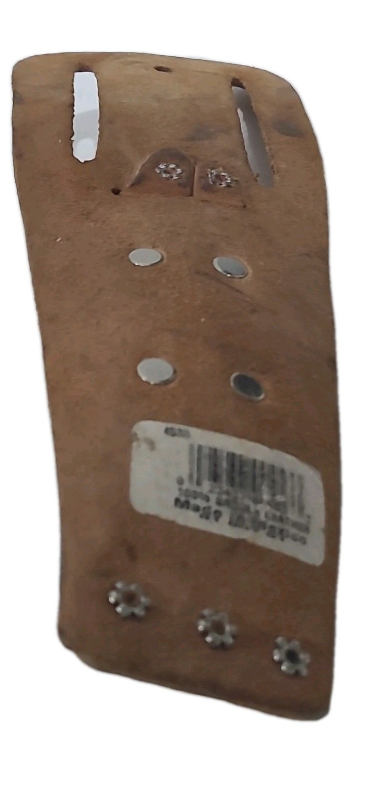 VINTAGE NICHOLAS UTILITY KNIFE CONSTRUCTION POUCH SADDLE 100% LEATHER 453R