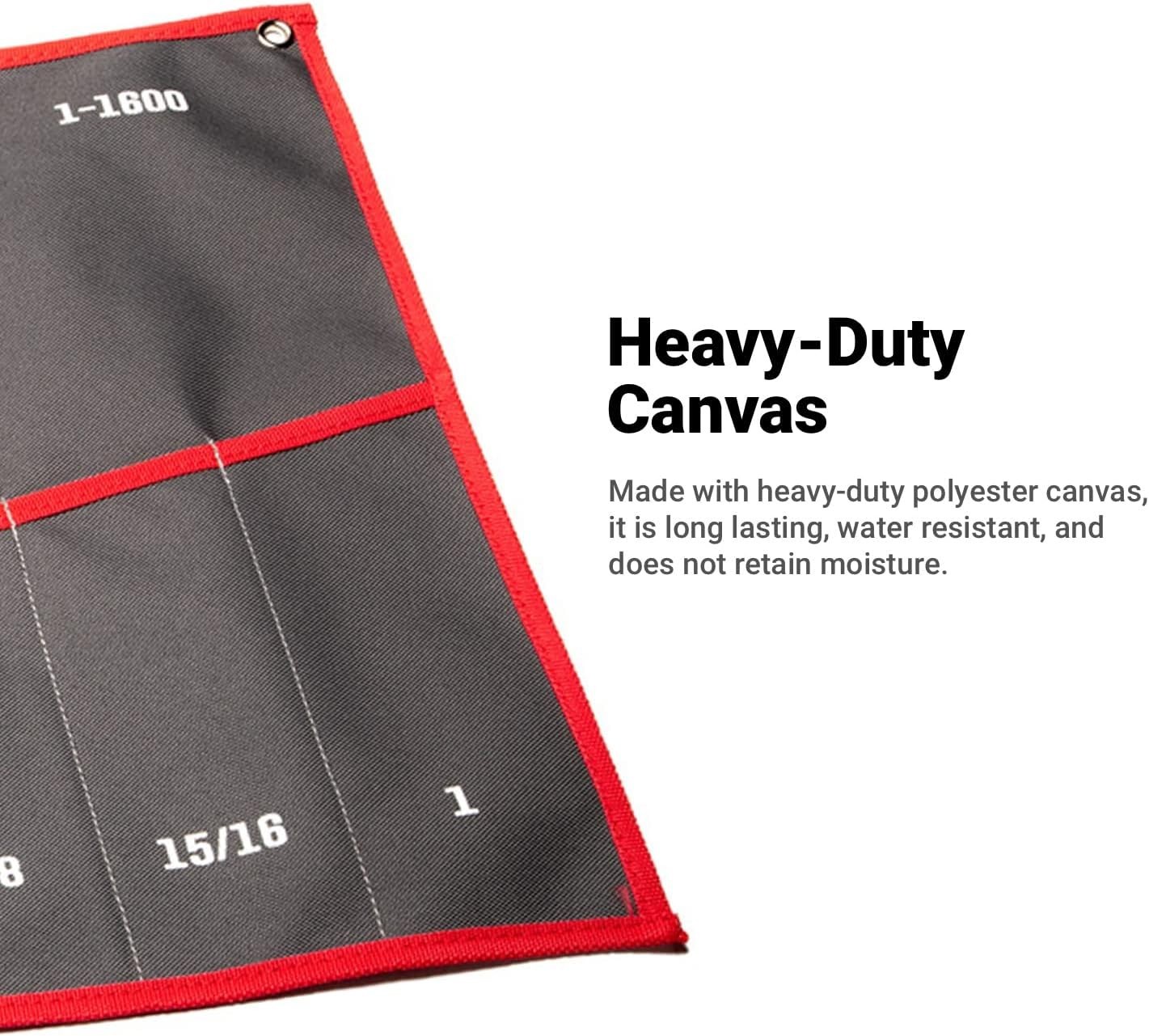 Heavy Duty Wrench Roll-Up Pouch with 13 Pockets – Secure Tool Storage