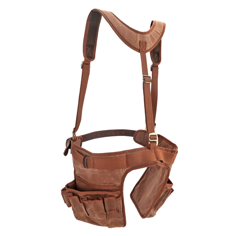 TOURBON Framer Tool Rig Belt Bag Harness Pack Carpenter Bag Drill Pouch Small