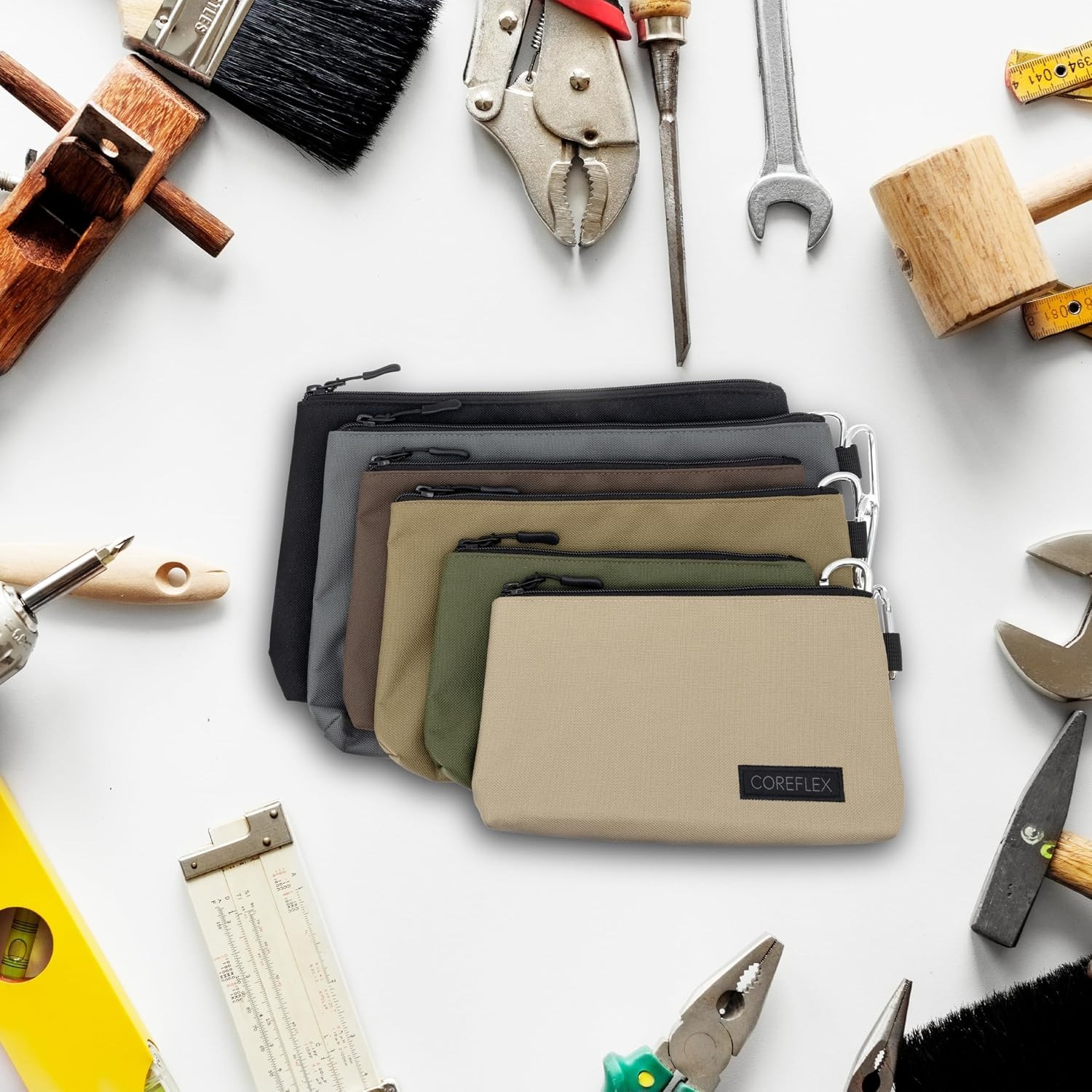 Multipurpose Zipper Tool Pouch Combo