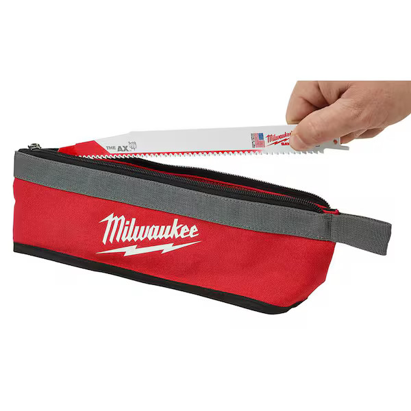 Milwaukee 14 in., 8 in. and 6 in. Multi-Size Zipper Tool Bags in Red (3-Pack)