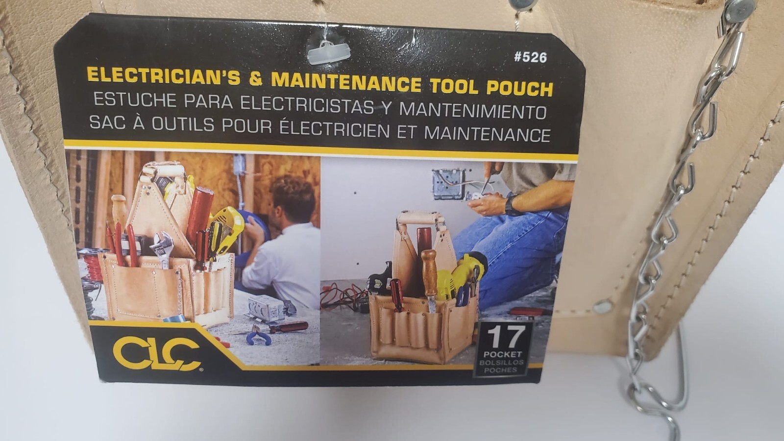 CLC ELECTRICIAN’S AND MAINTENANCE TOOL POUCH, HEAVY DUTY, 17 POCKET 526