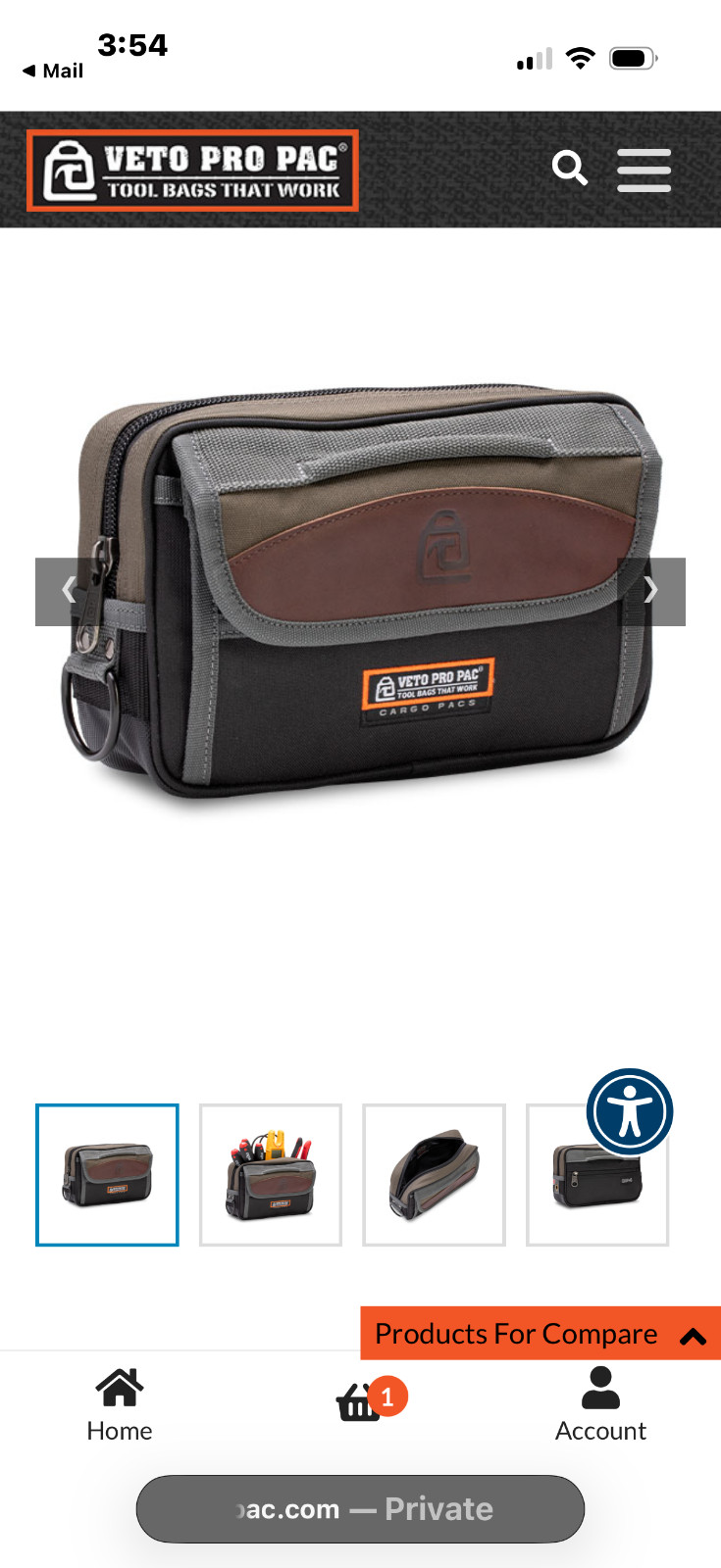 veto tool bag/pouch in excellent condition barely used. New is 69.00