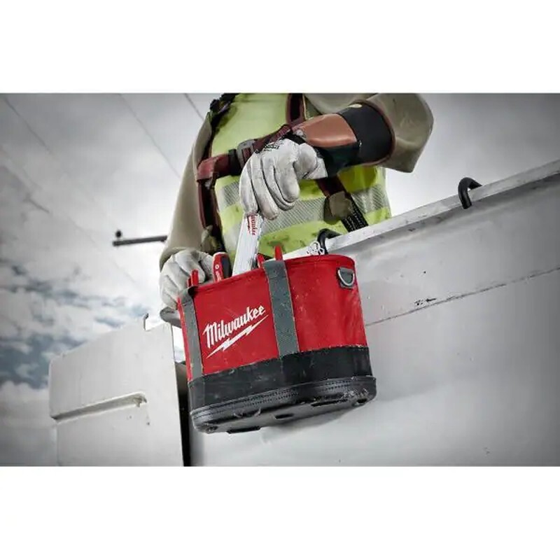 Milwaukee Oval Tool Bag Aerial Water Resistant 14.5 In.