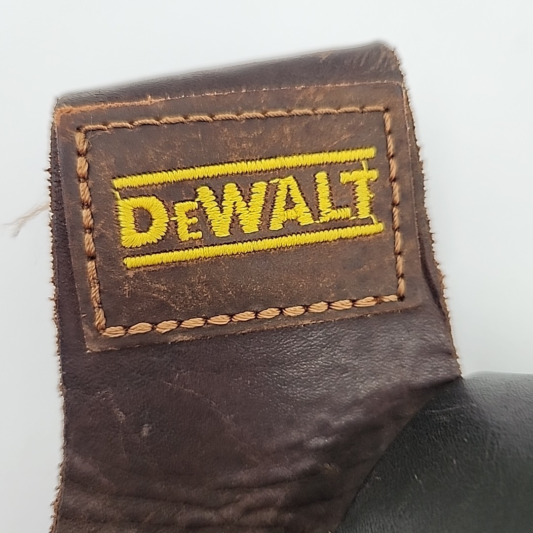 Vtg DeWalt Leather Drill Holster Pouch for Carpenter Electric Tool Belt CC-411DW