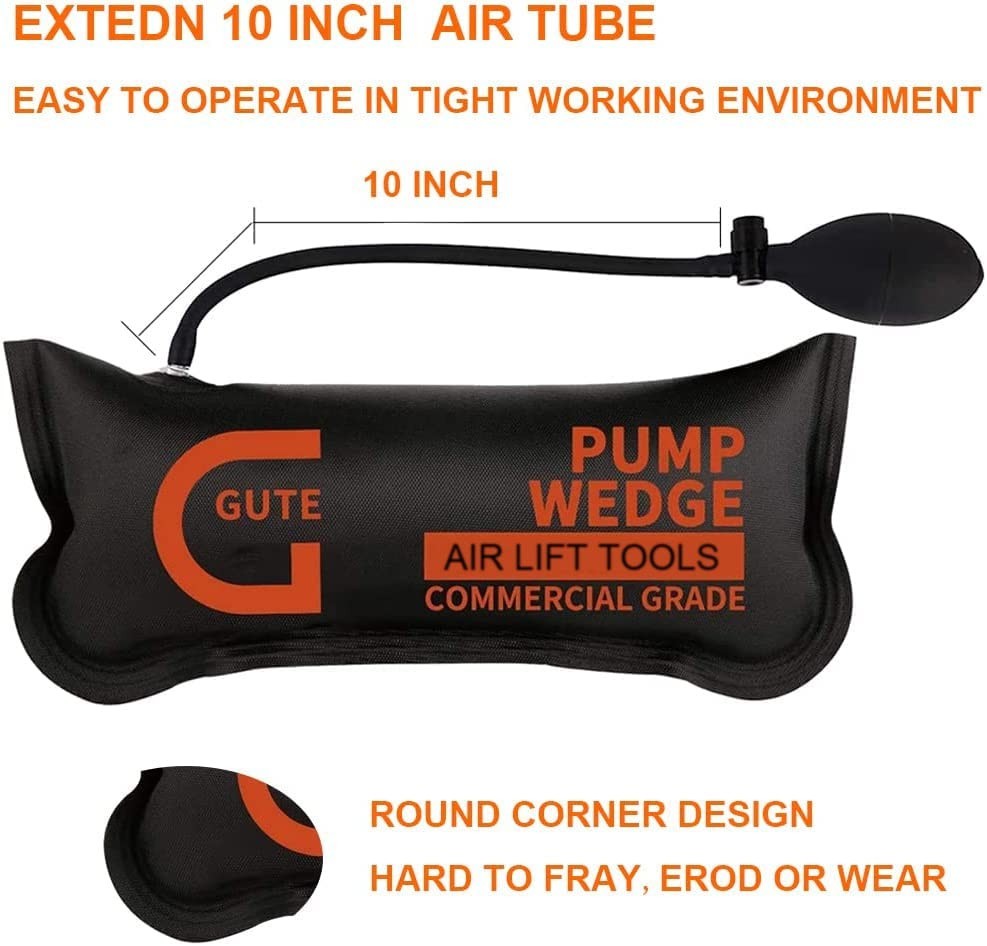 Inflatable Air Wedge Bag Pump Tool – 3 Pack Leveling & Alignment Kit, 330 LB Rat