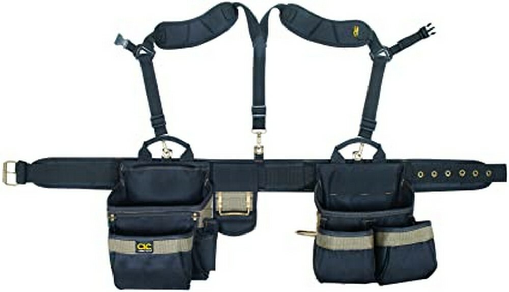 CLC 1614 20 Pocket, Heavy Duty Framers 5 Piece Comfortlift Combo Tool Belt