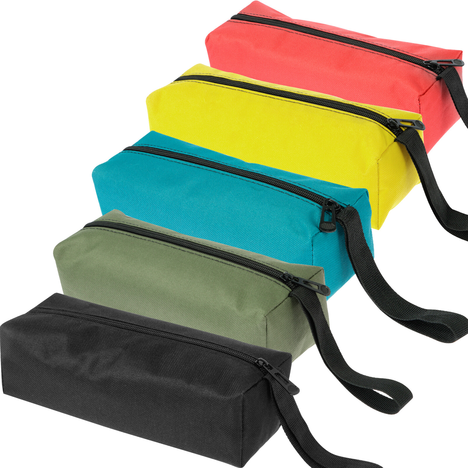 5/10pcs Lot Tool Pouch Canvas Tool Bag Zipper Small Multipurpose Organizer Pouch