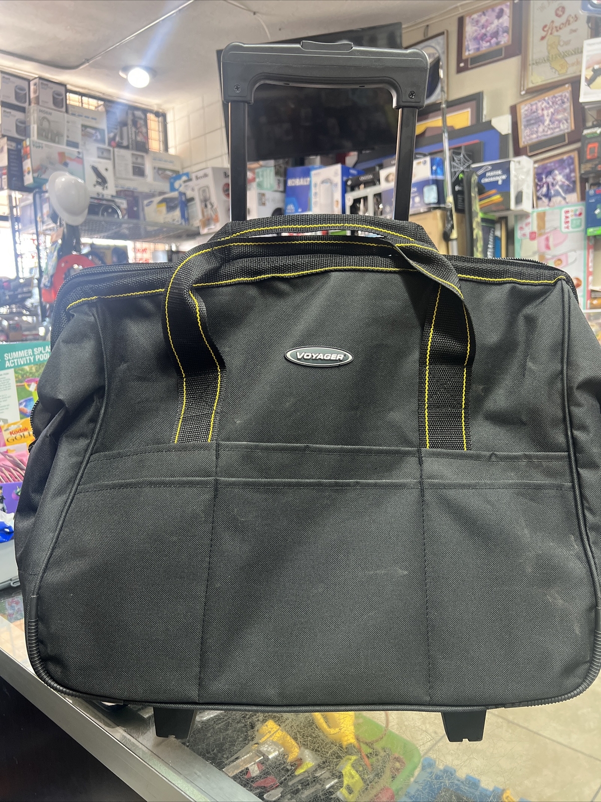 Voyager 61925 21 Pockets 20” Rollaway Tool Bag Heavy Duty Rolling Organizer