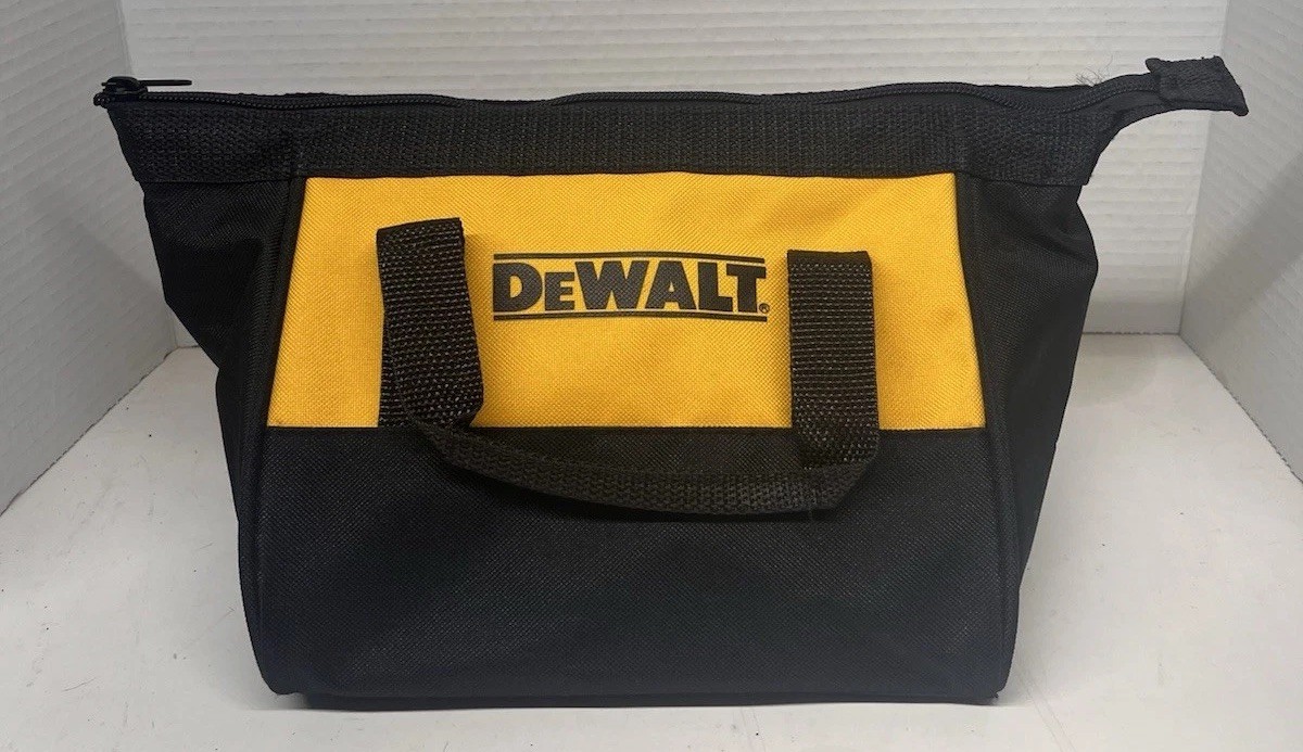 New Dewalt 9” Heavy Duty Nylon Tool Bag 9” x 9” x 8”