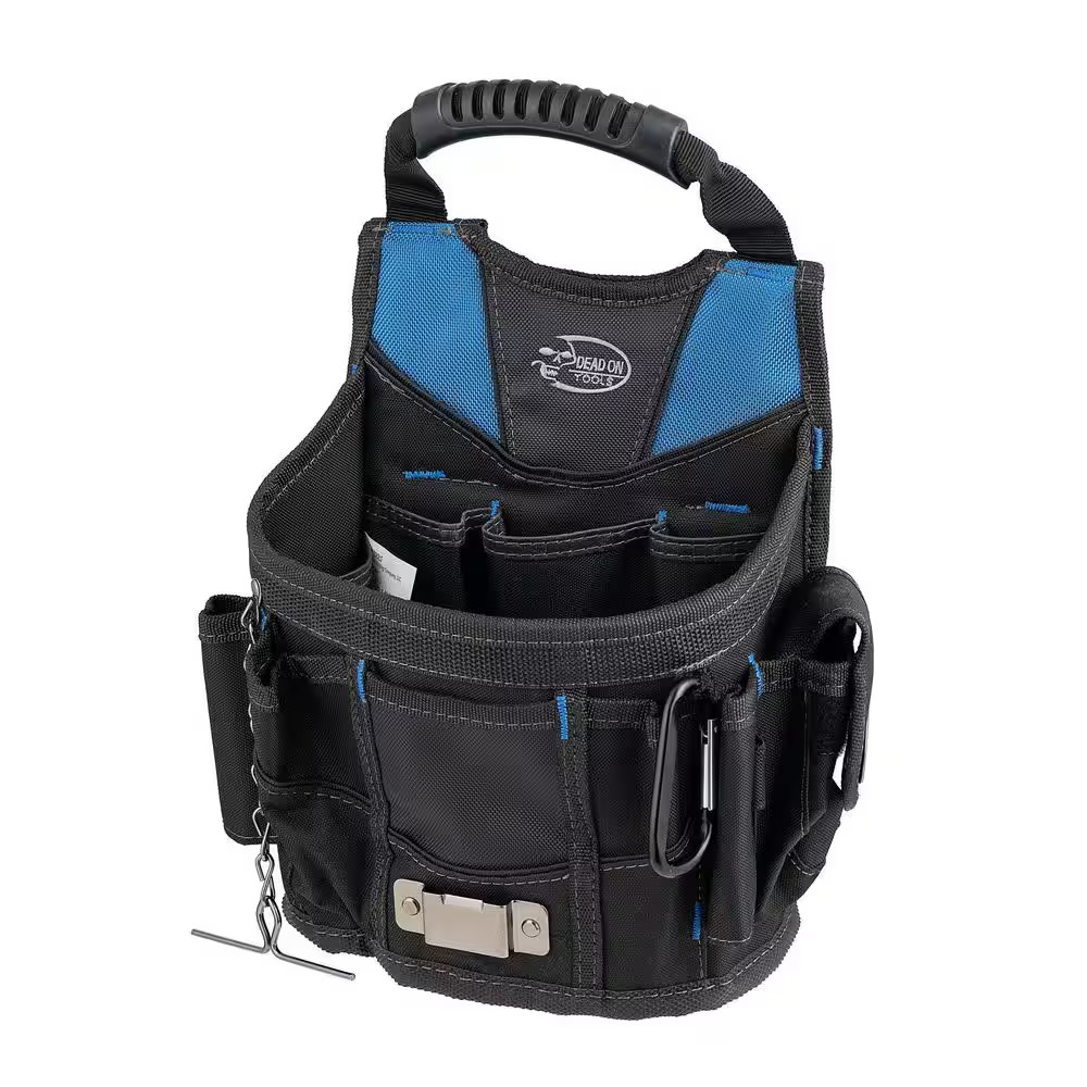 Dead On Tool Tote Utility Pouch 10 In Open Top Bag 13 Pocket Electrician