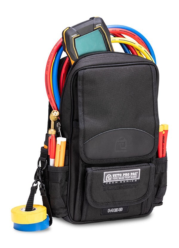 Veto Pro Pac MB3 BLACKOUT Large Meter Bag / Tool Pouch (With Sling Strap)