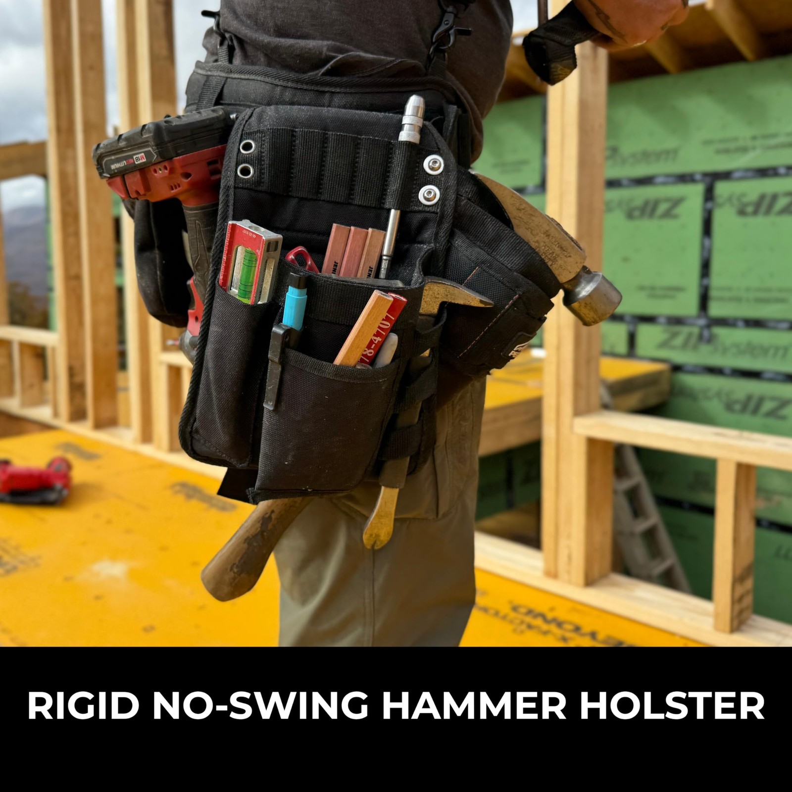 Essential Tool Belt Set With Suspenders, Ideal for Framers, Carpenters and Co…