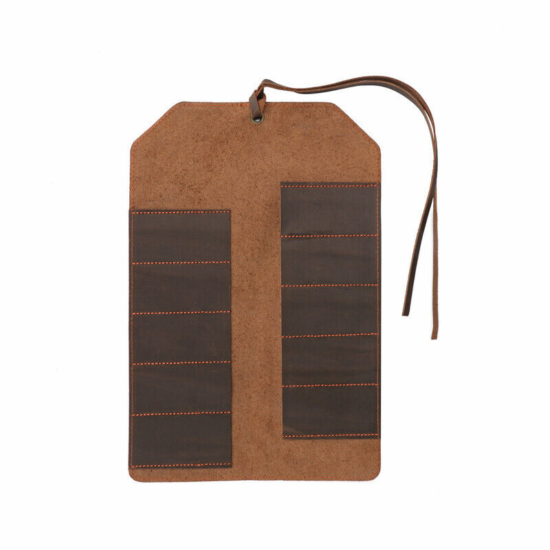 Leather Wood Carving Knives Roll Tools Organizer Knife Carrier Pouch-Xmas Gift
