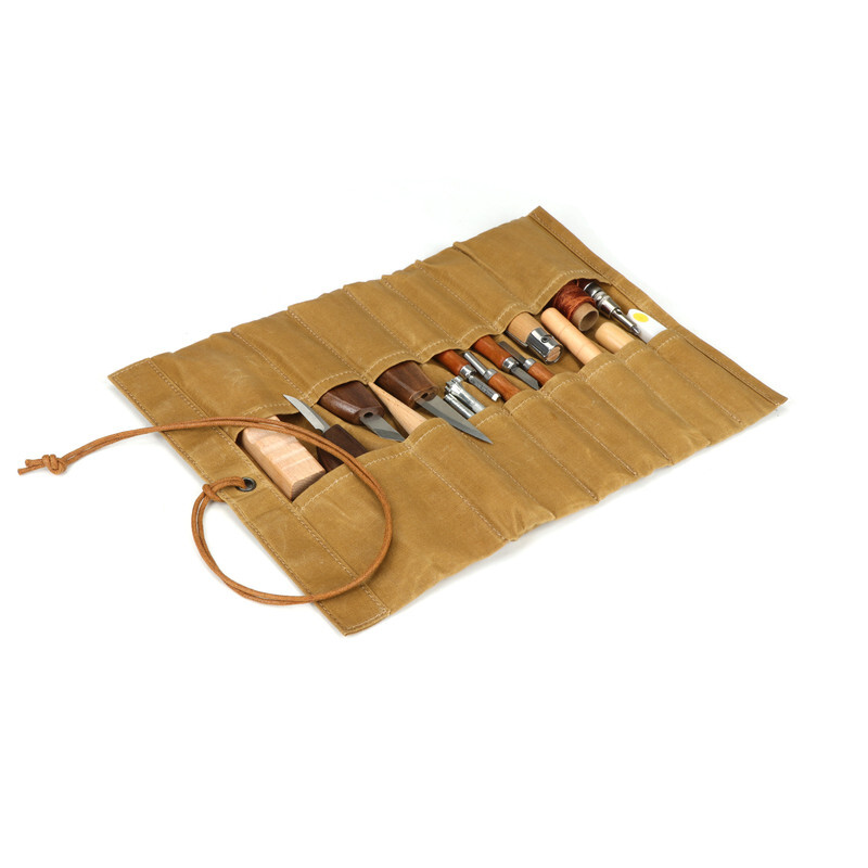 Tourbon Roll up Canvas Tool Carry Holder Carving Knife Organizer Bag Handy Pouch