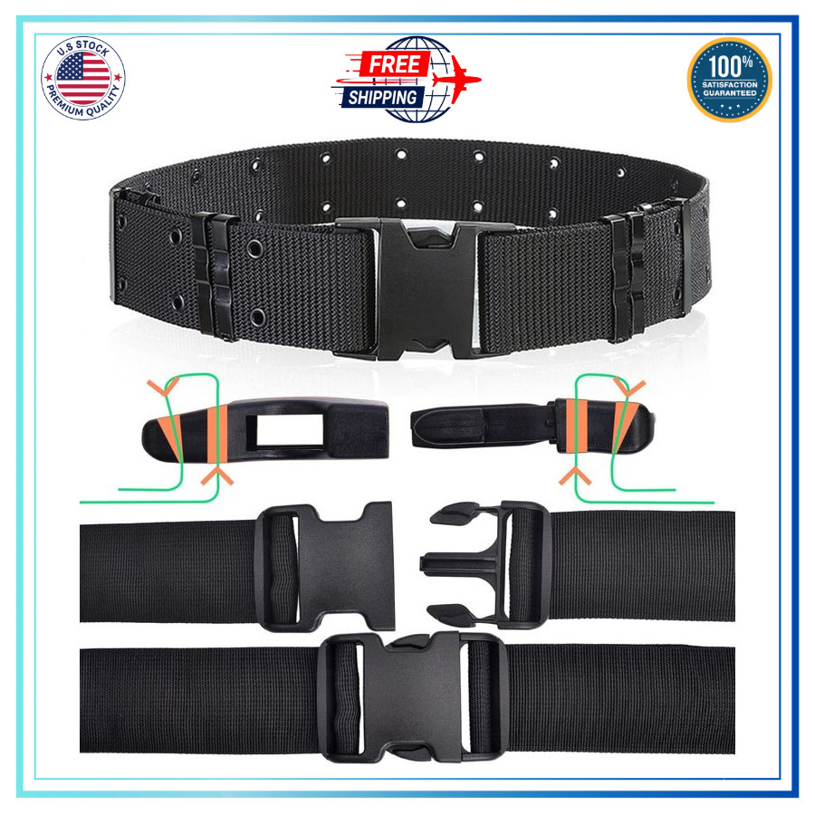 Coobigo 5 Pack 2 Inch Quick Side Release Plastic Buckle Clips Snaps Military