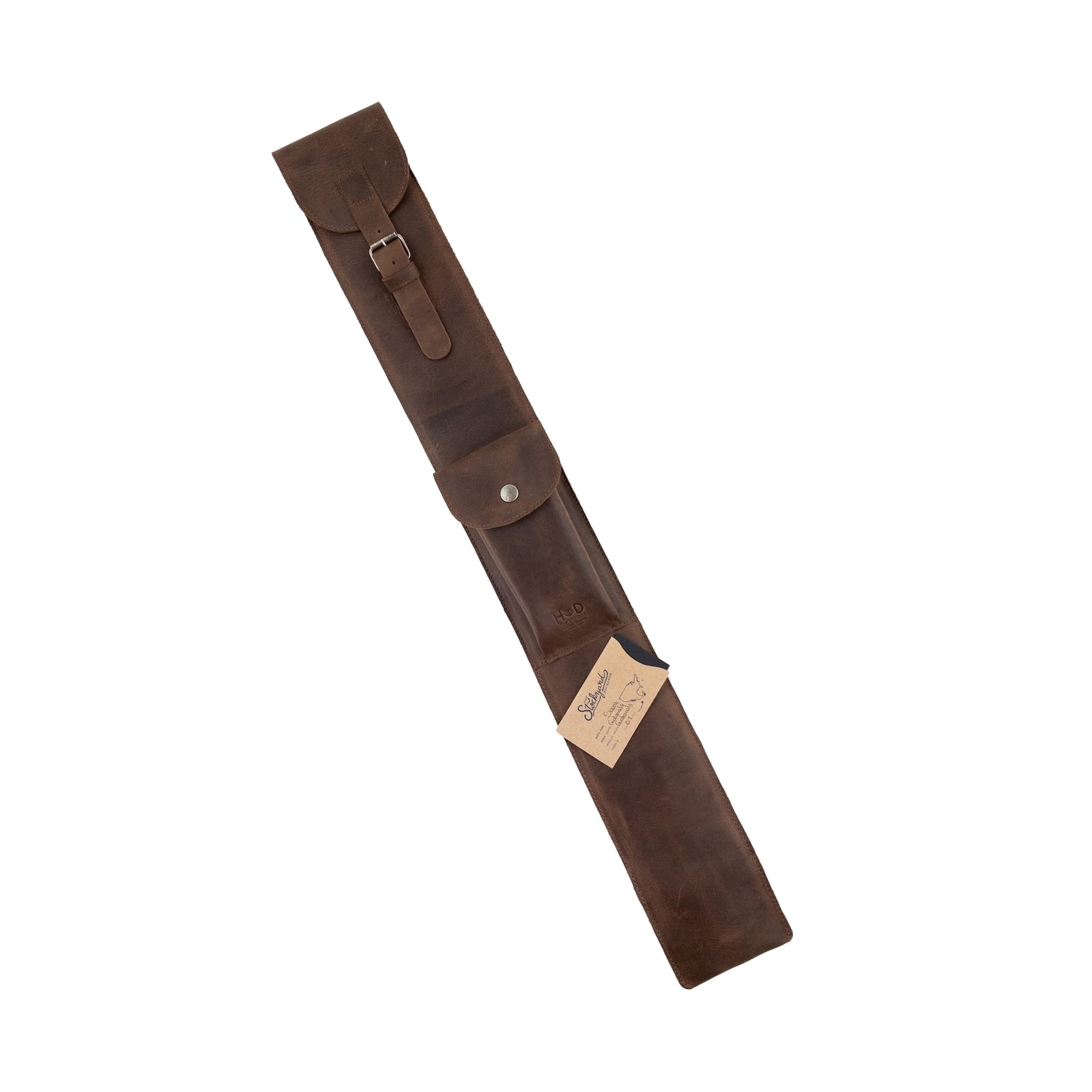 Hide & Drink, Rustic Billiard/Pool Cue Flat Case Handmade from Full Grain Lea…