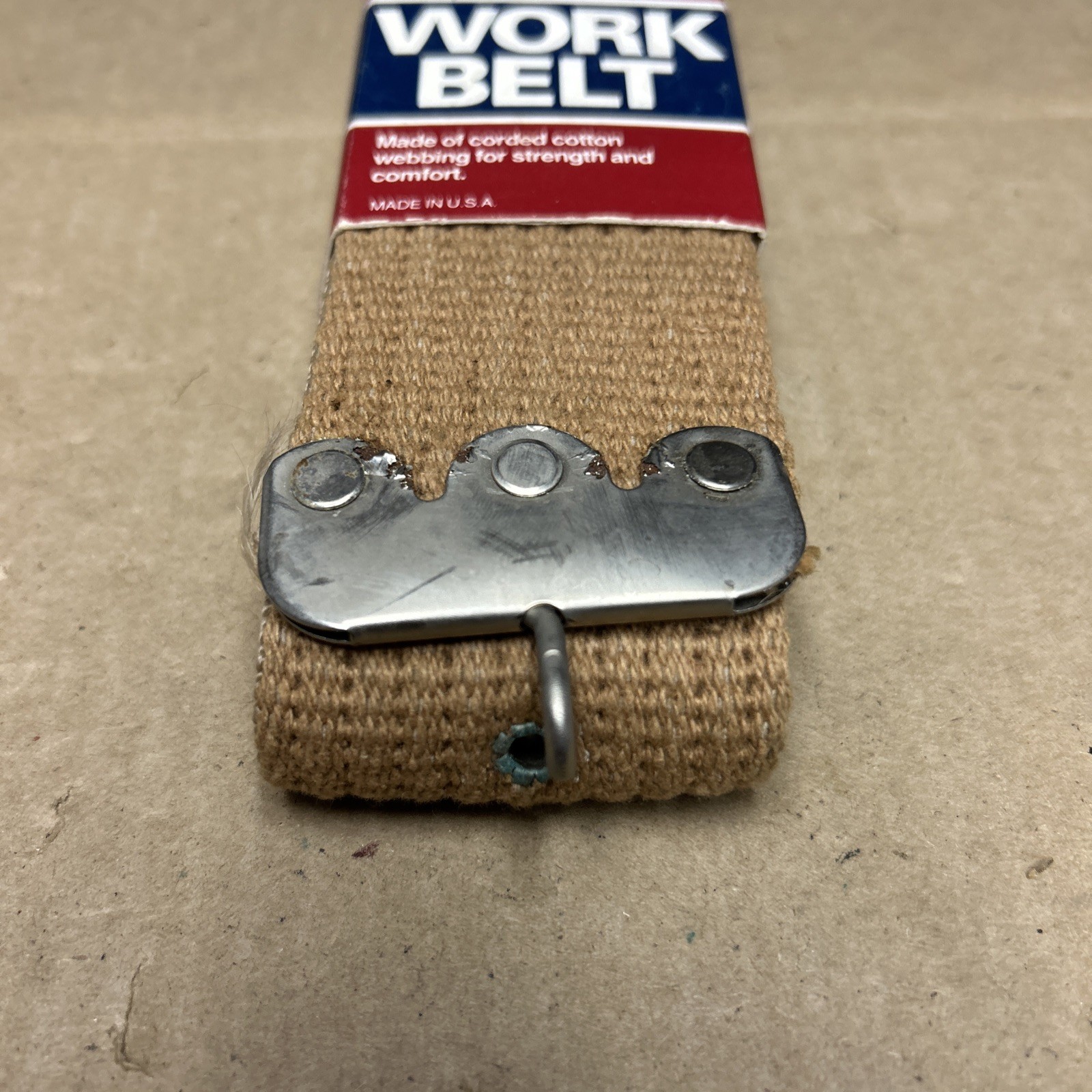 Nicholas Tan Cotton Work Belt 2.25″ Wide Fits Size 29-48 Buckle