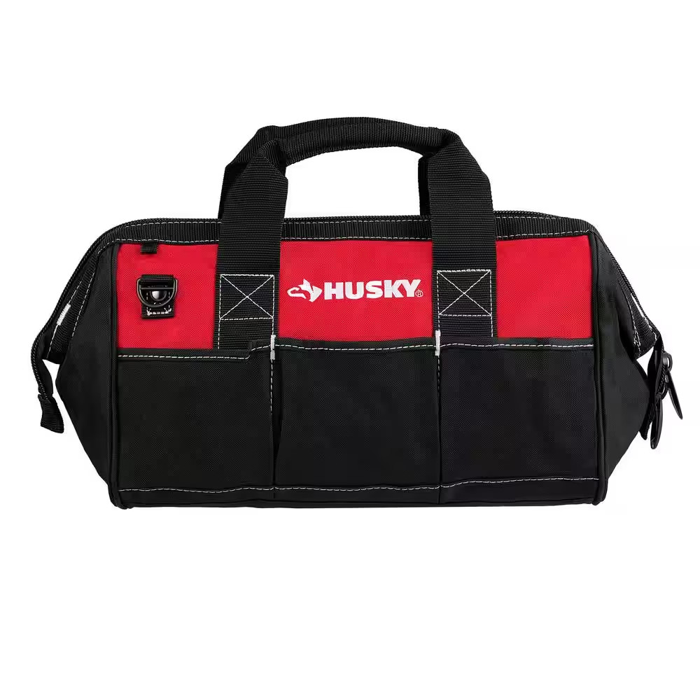 15 In. 8 Pocket Zippered Tool Bag