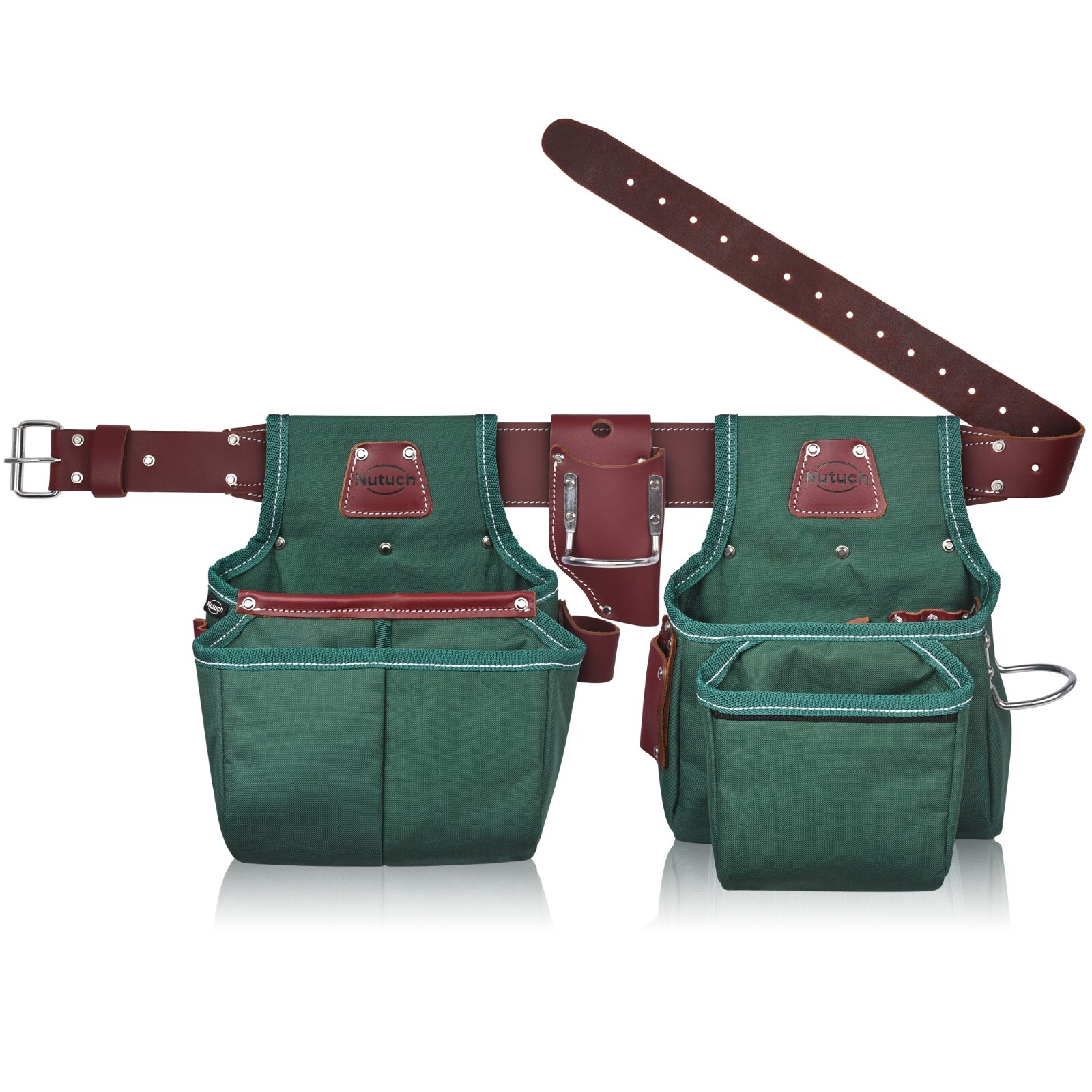 NUTUCH Nylon and Leather Tool Belt | Carpenter Tool Belts | Electrician