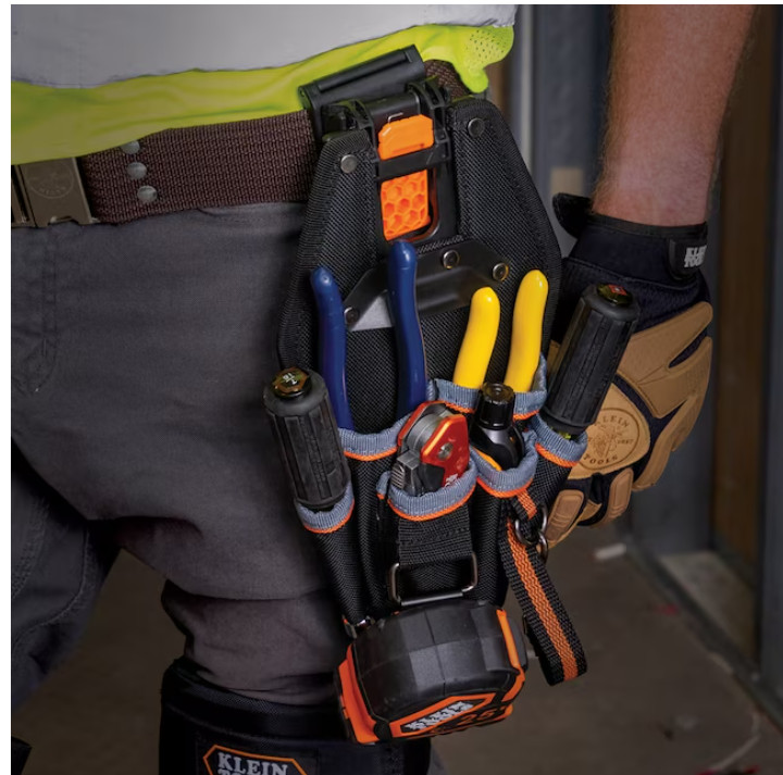 Klein Tools MODbox 6 Pocket Tool Pouch Durable Electrician Tool Organizer