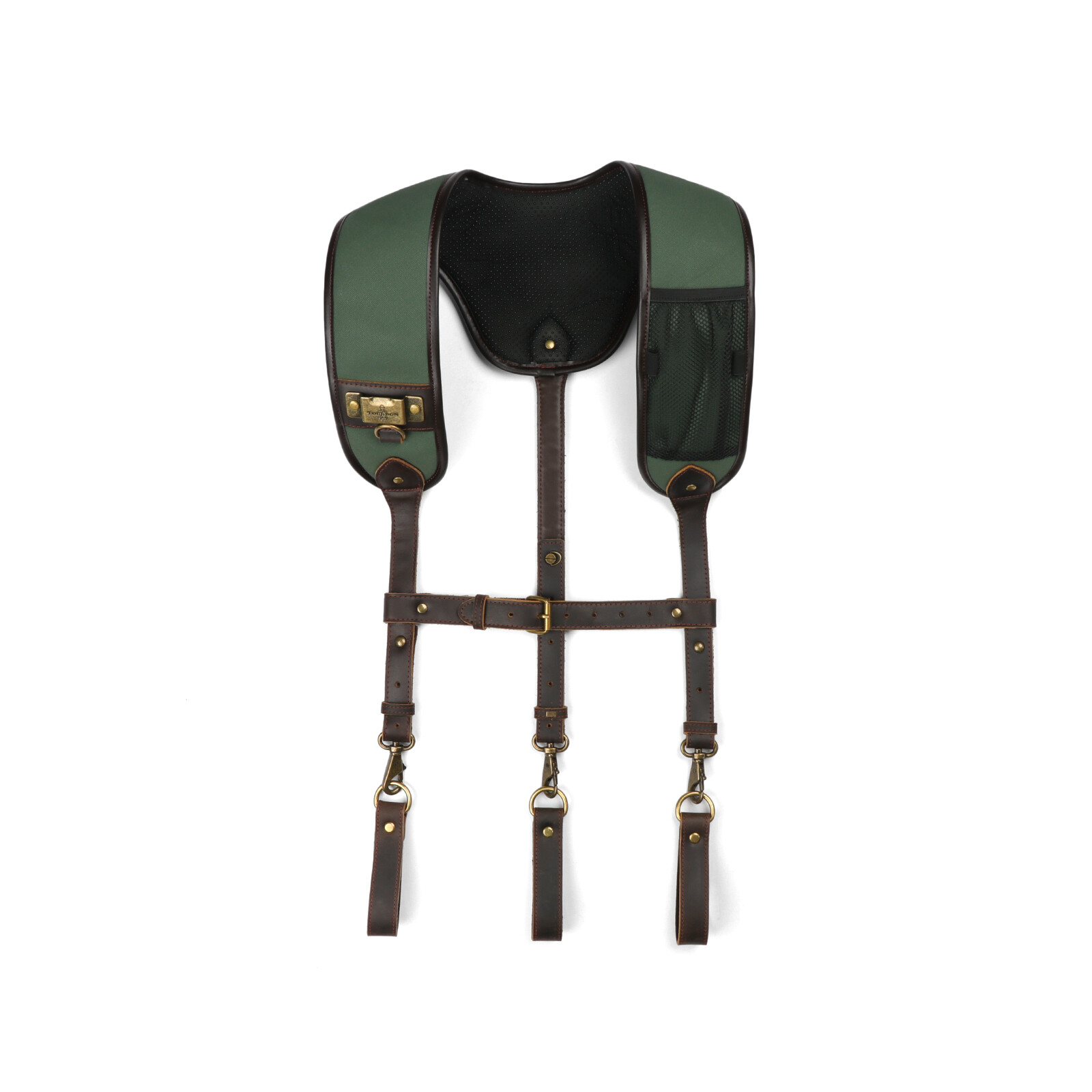 TOURBON Canvas Tool Harness Suspender Carpenter Rig Belt Contractor Holder Strap