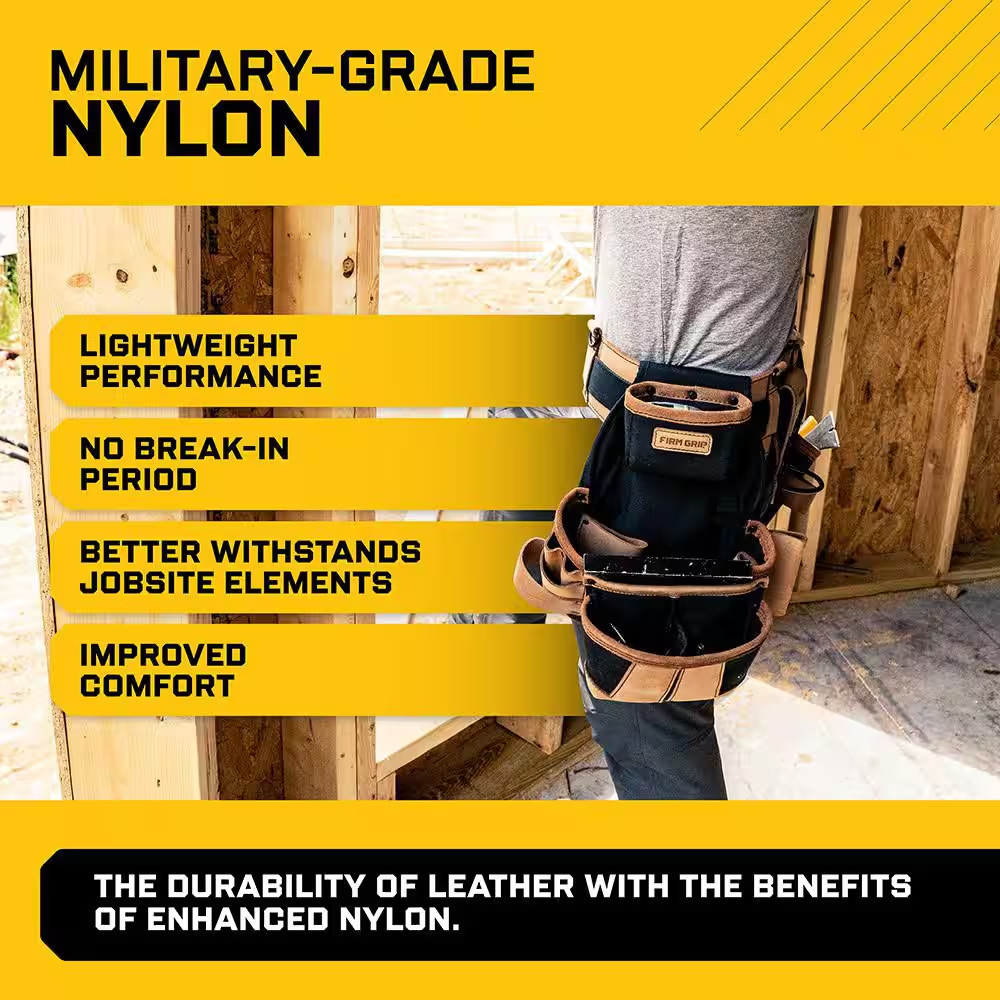 Build-A-Rig Hybrid Leather/Nylon Carpenter Fastener Pouch