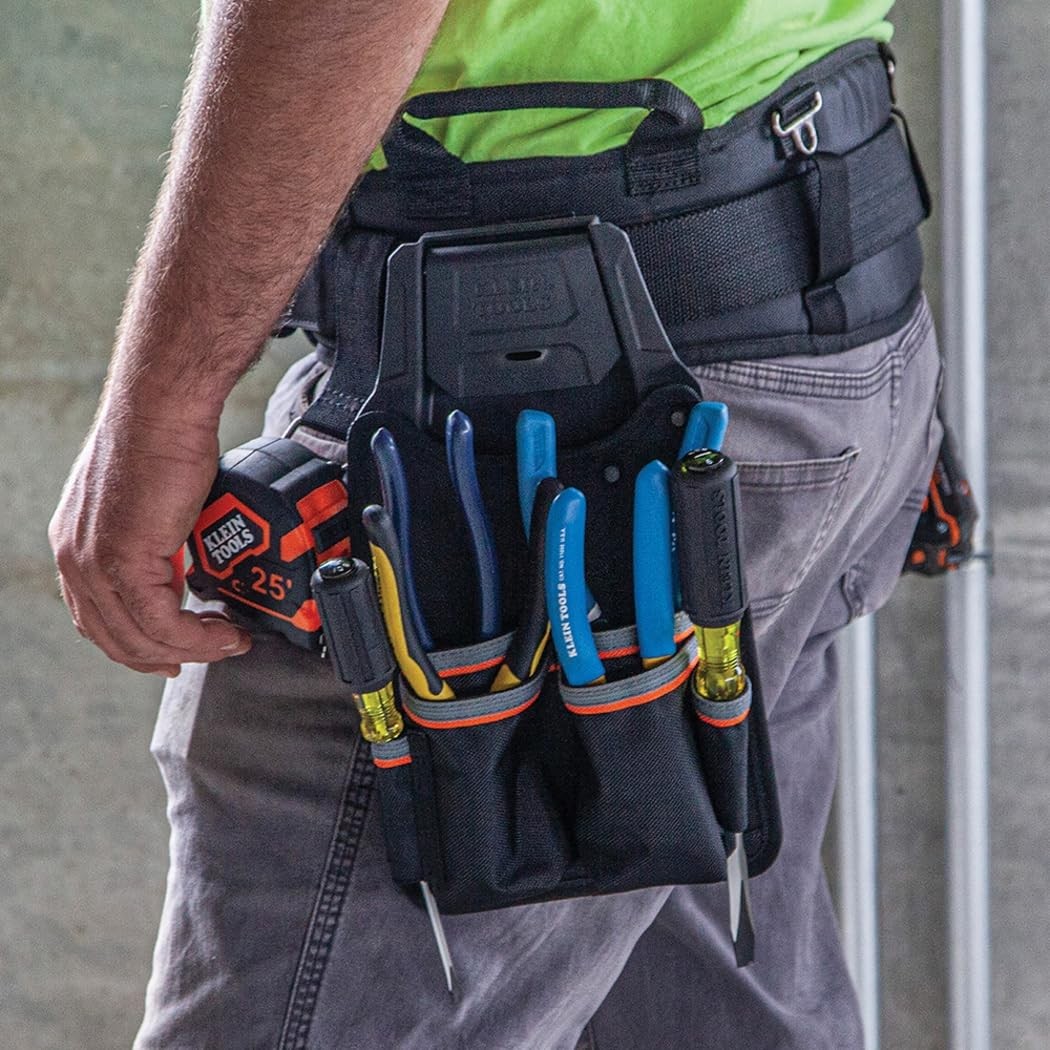 Klein Tools 2 Inch Wide Padded Tool Belt Large 35 To 39 Inch Waist Support
