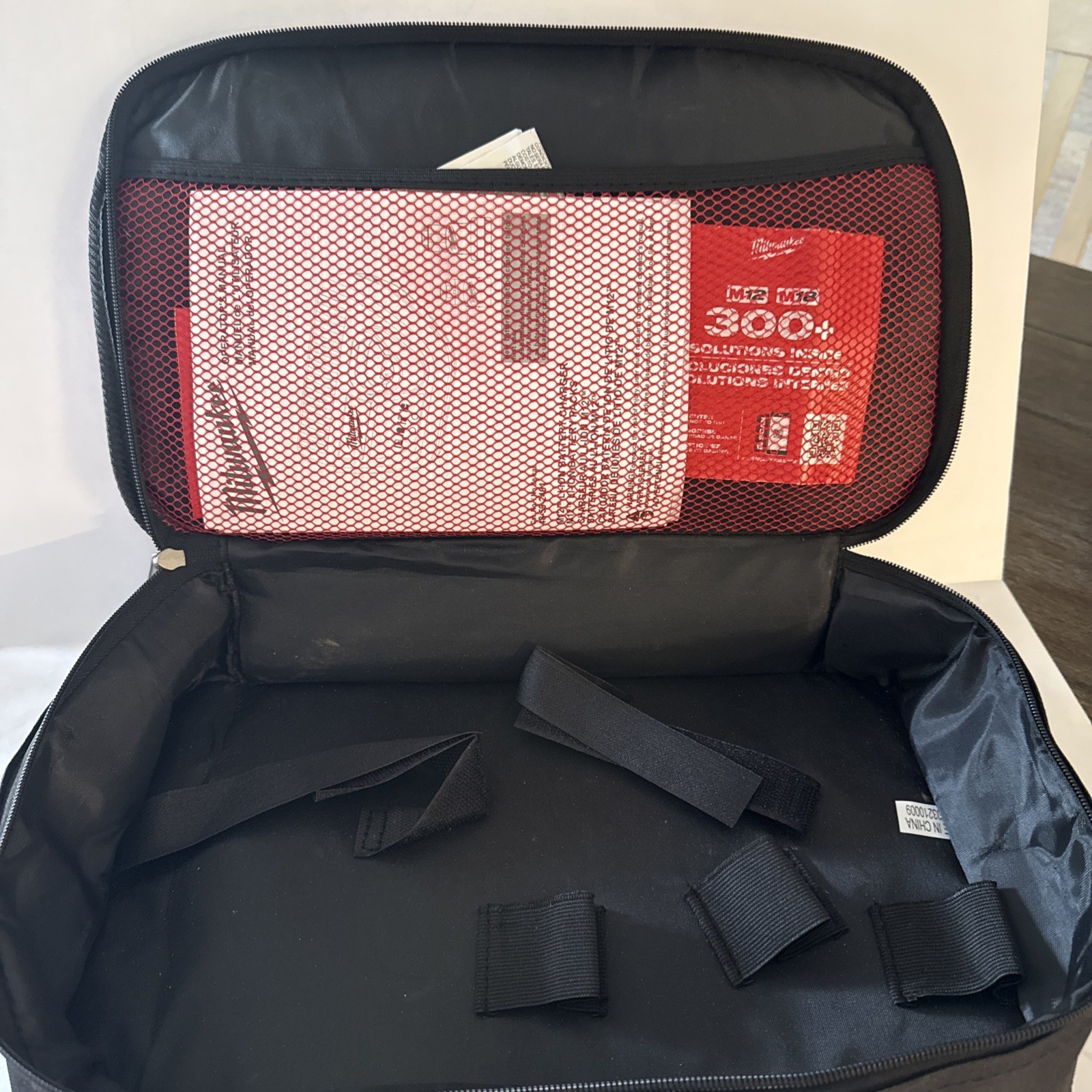 Milwaukee Soft Tool Bag – M12 Fuel Zip Case Red Size 12”L X 9” X 3.5”H