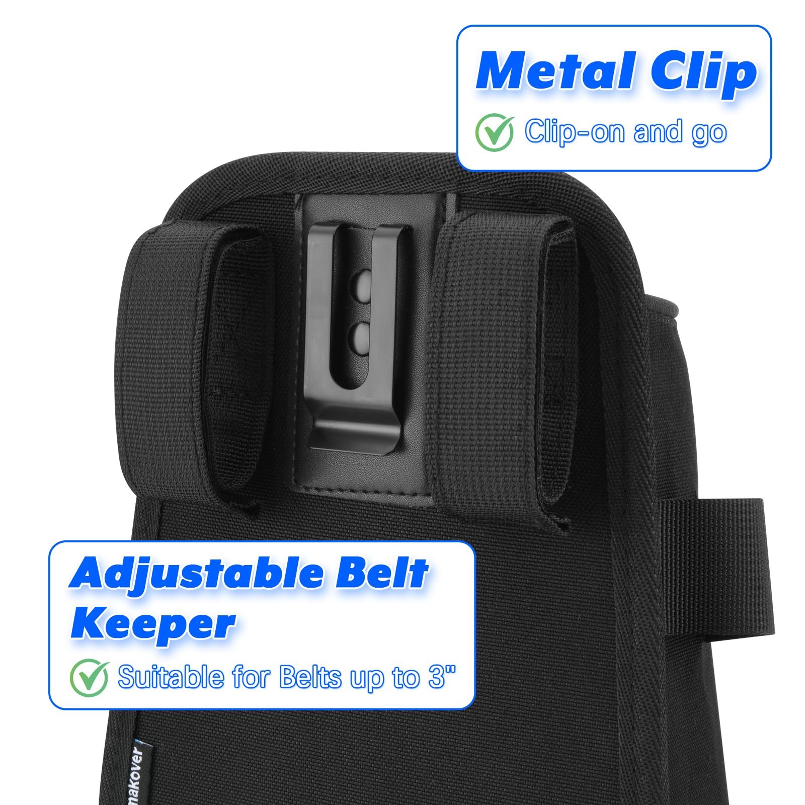 Nail, Screw Pouch, Belt Clip, Heavy Duty Tool Pouch, Hardware, Hammer Loops